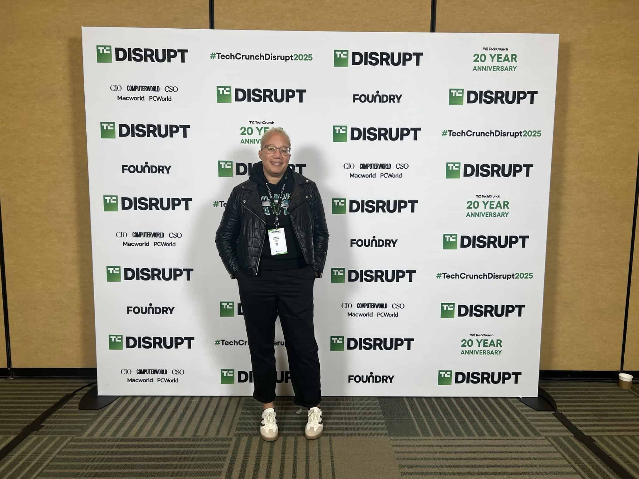 TechCrunch Disrupt event signage